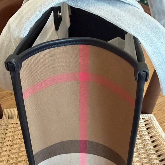 Burberry Medium Taupe Brown
Check Book Tote Bag - Picture 4 of 12